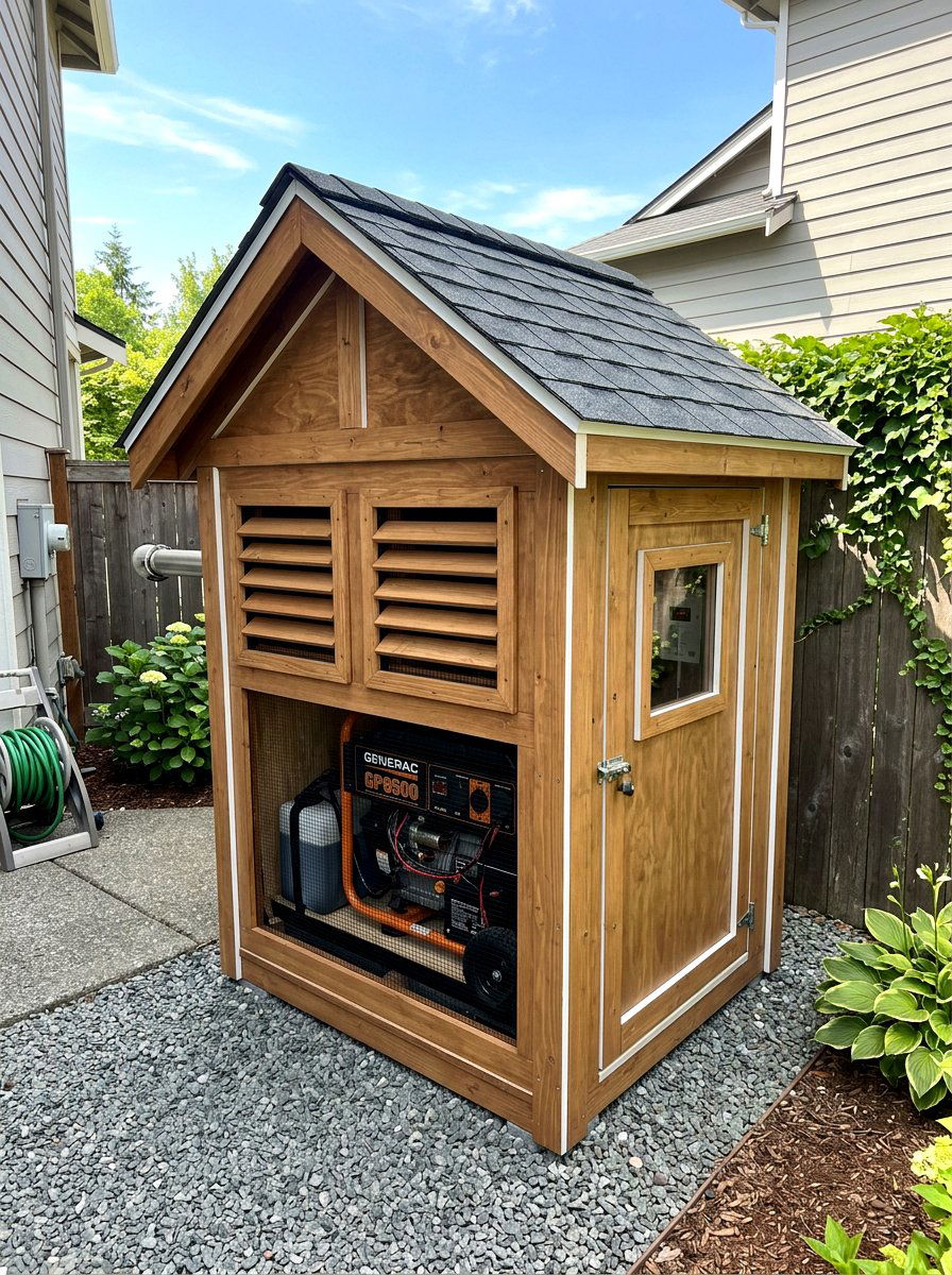 DIY Generator Housing - 30 generator enclosure ideas