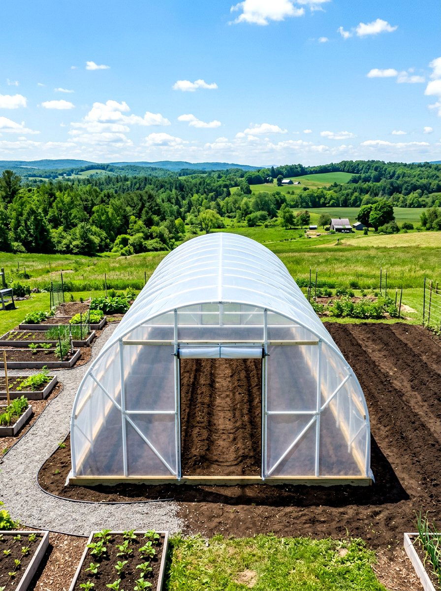 DIY hoop house kit - 30 hoop house garden ideas