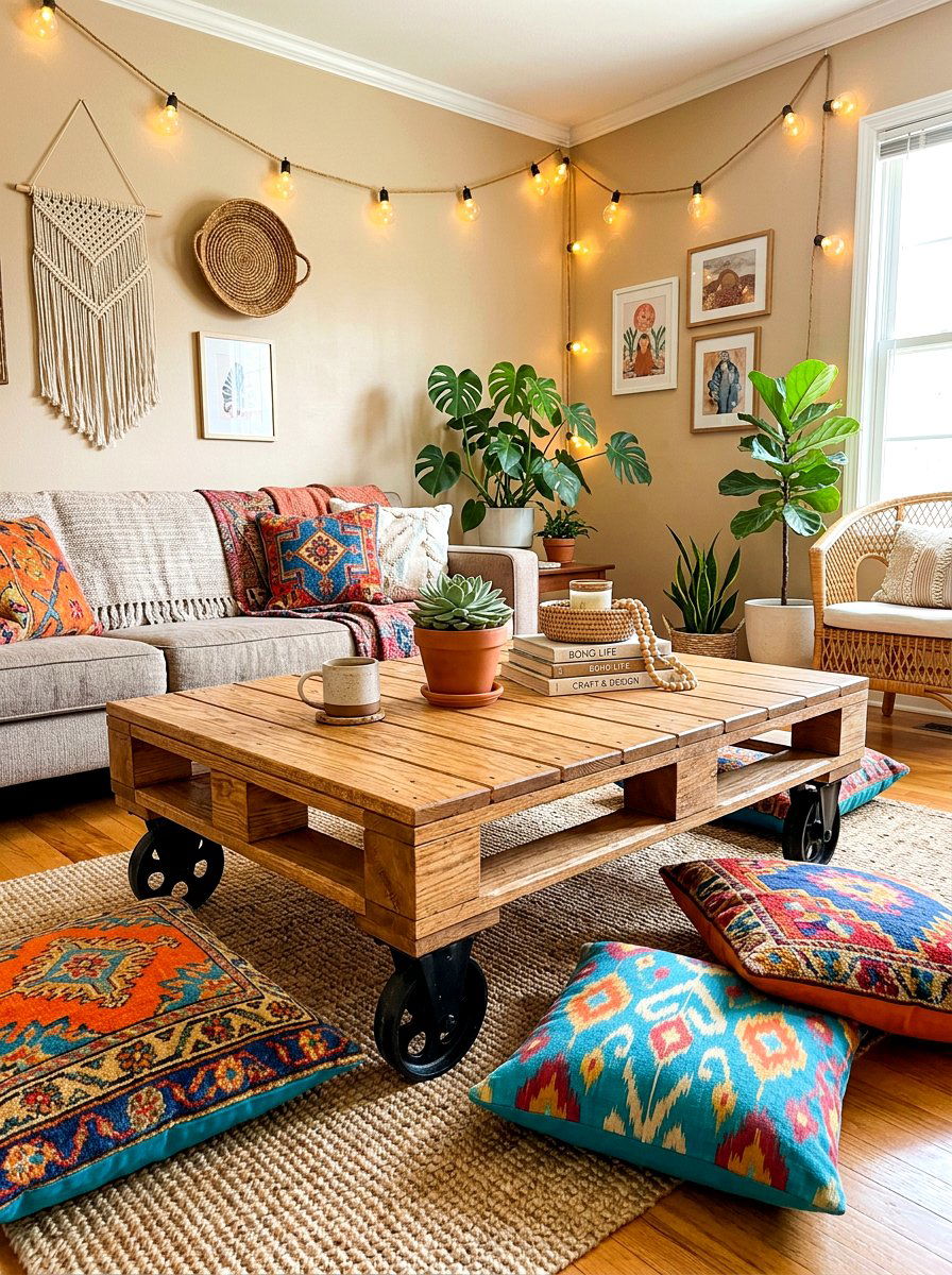 DIY pallet coffee table - 30 porch coffee table ideas