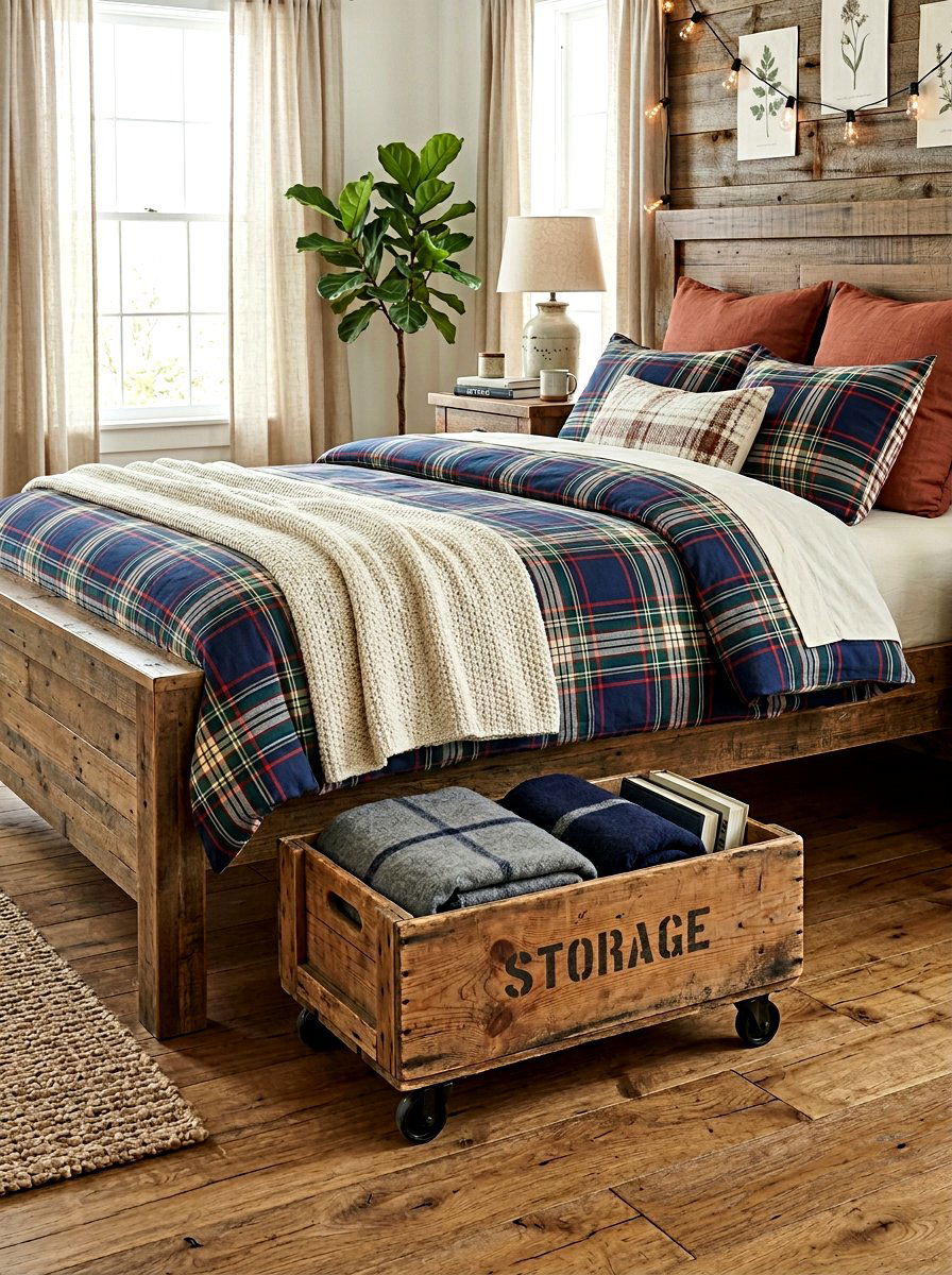 DIY wood crate storage - 30 under bed storage ideas