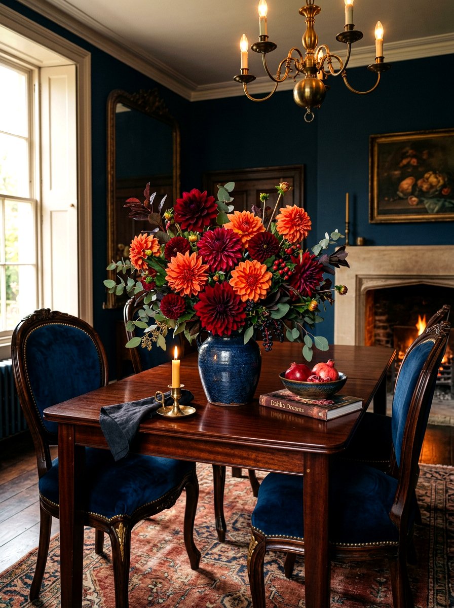 Dahlia Flower Display - 30 floral centerpiece ideas