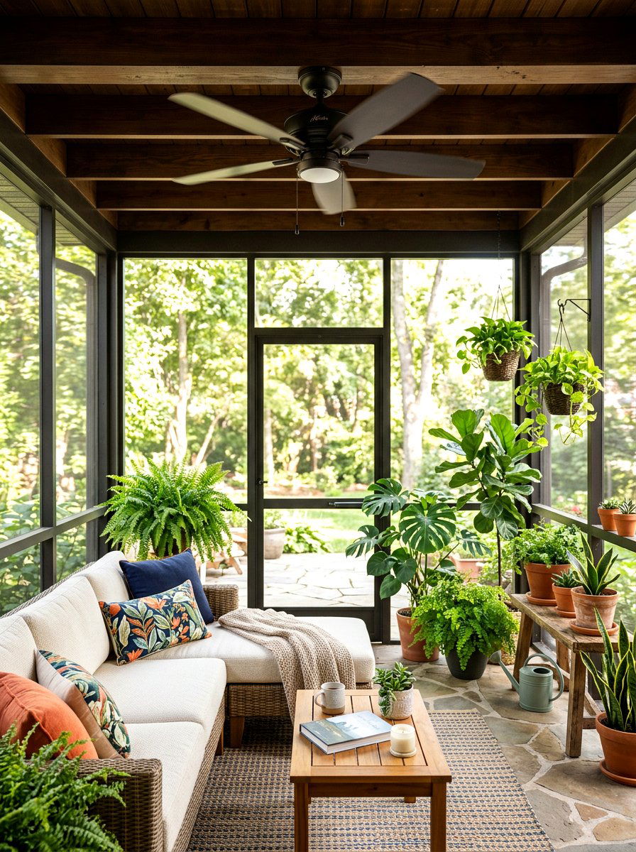 Damp Rated Outdoor Fan - 30 outdoor ceiling fan patio ideas