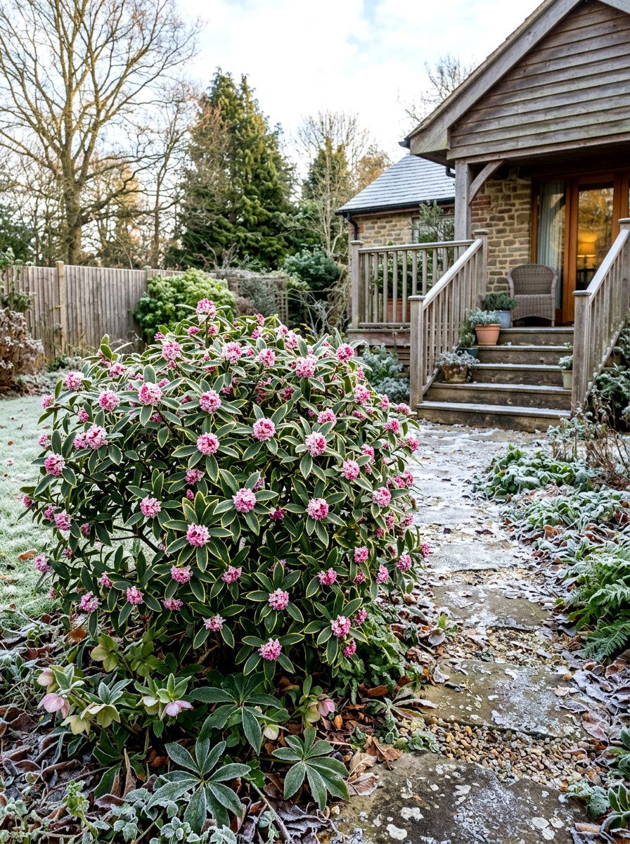 Daphne winter garden - 30 fragrance garden backyard ideas
