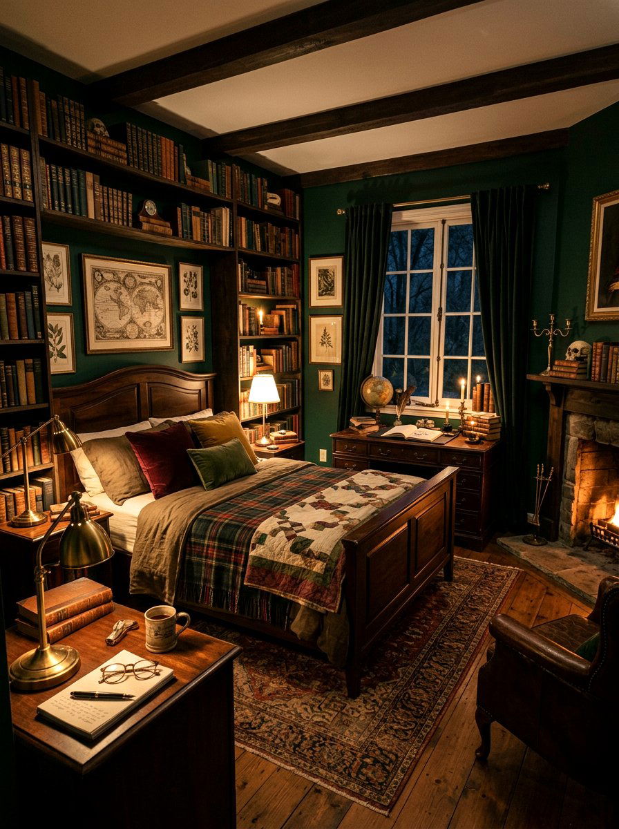 Dark Academia Aesthetic - 30 first apartment ideas