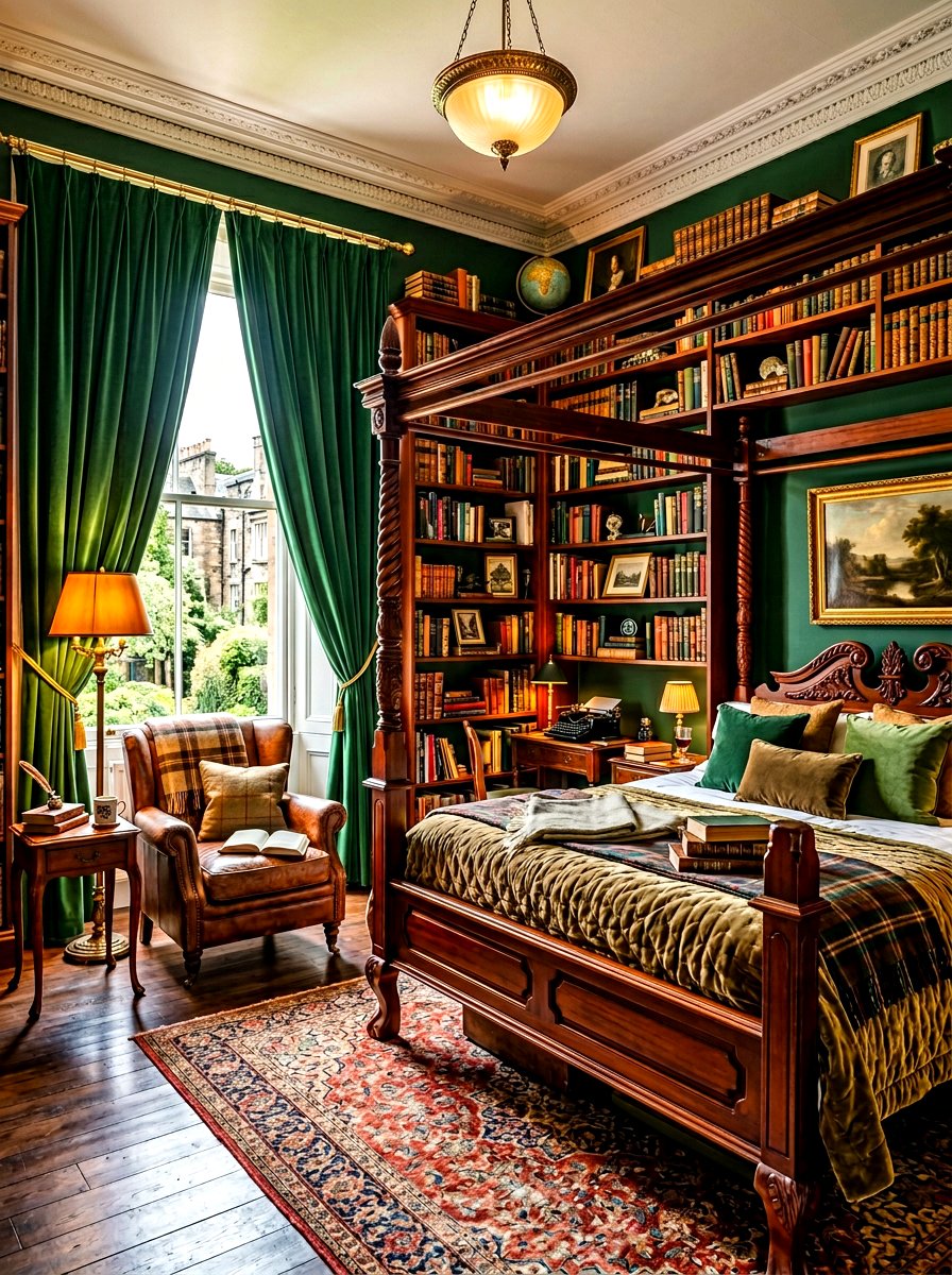 Dark Academia Bedroom - 30 dark academia room ideas