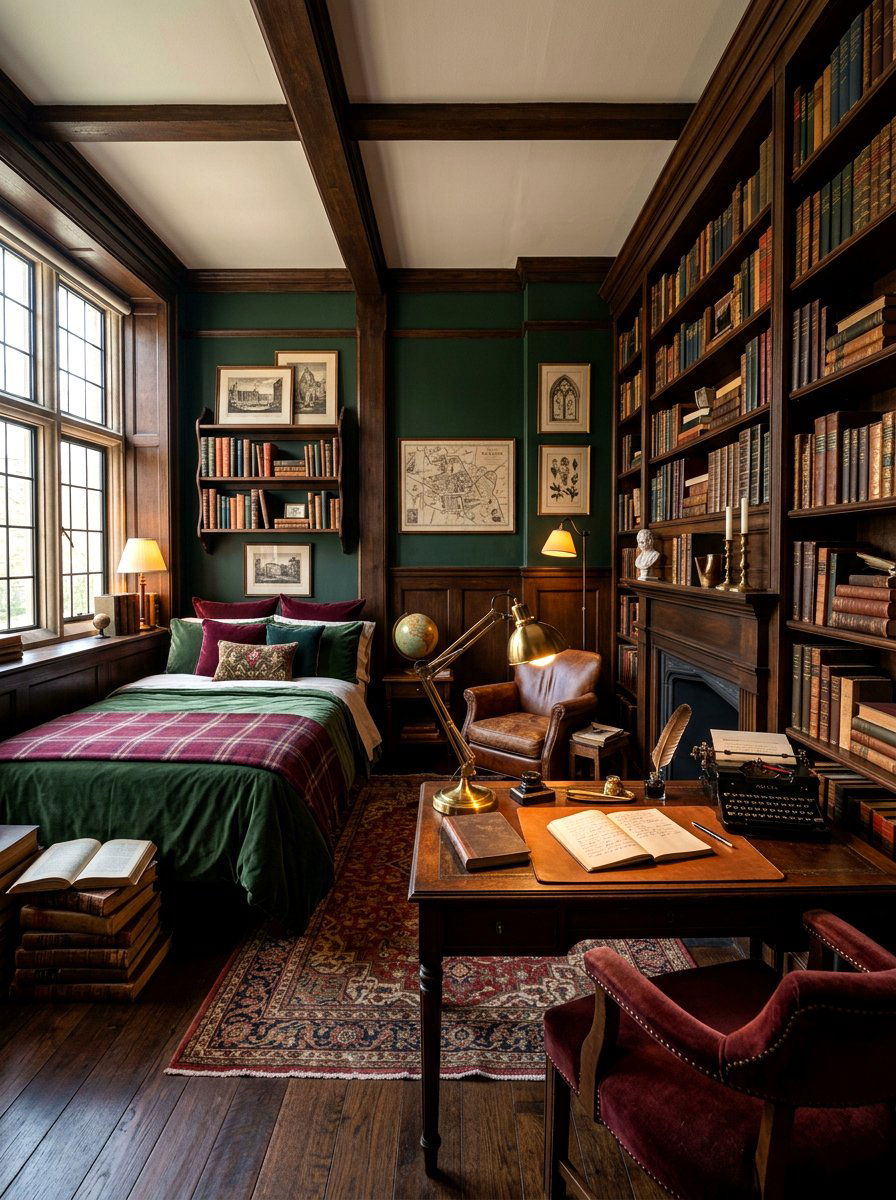 Dark Academia Dorm Room - 30 dorm room ideas