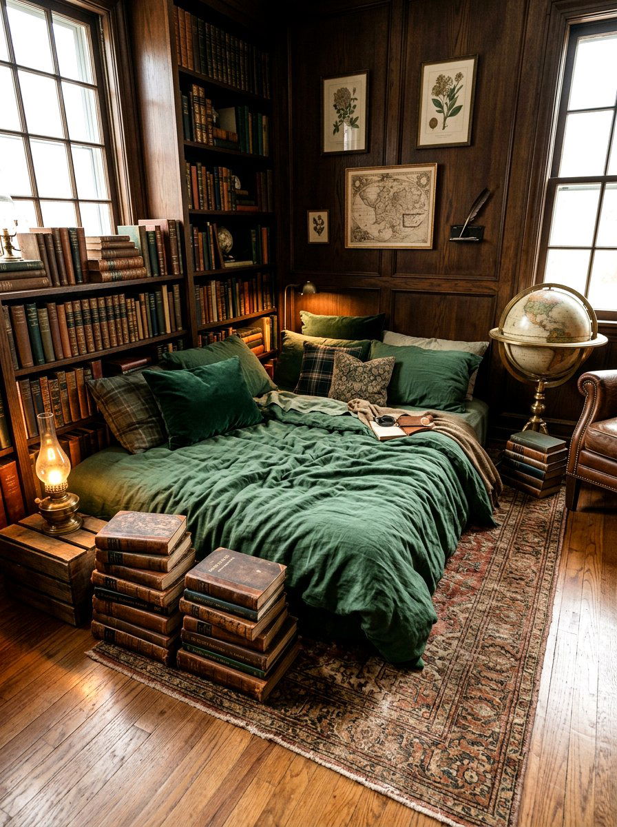 Dark Academia Floor Bed - 30 floor bed bedroom ideas
