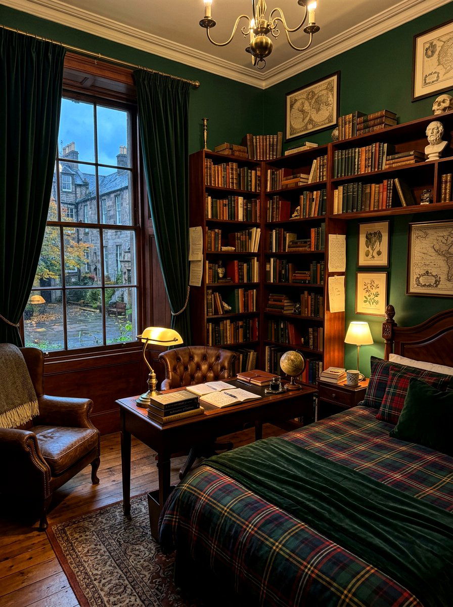 Dark Academia Room - 30 teen room Pinterest ideas