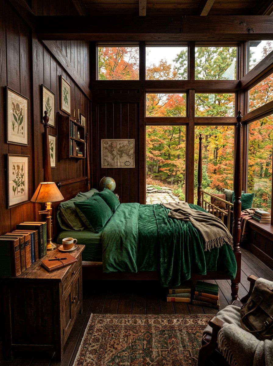 Dark Academia Sleeping Porch - 30 sleeping porch ideas