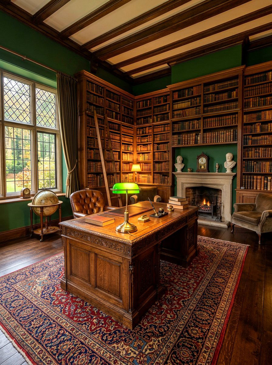 Dark Academia Study - 30 writing room ideas