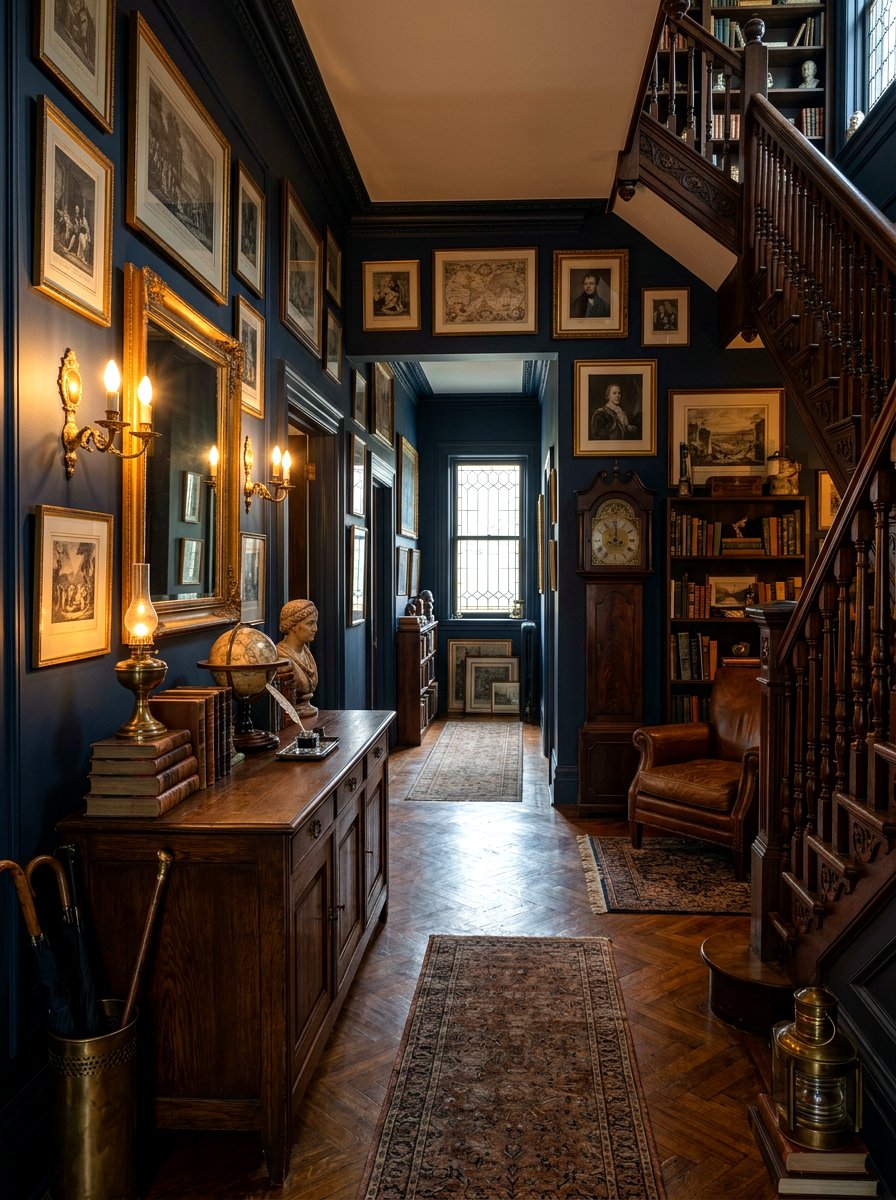 Dark Academy Entryway - 30 luxury entryway styling ideas