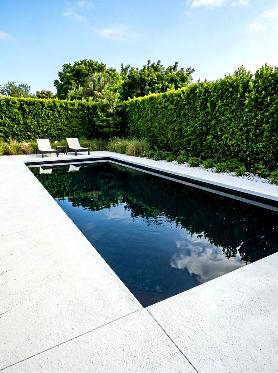 Dark Bottom Pool - 30 family pool ideas