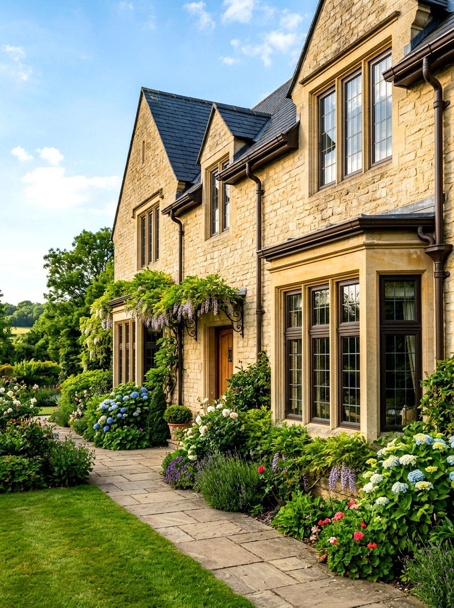 Dark Bronze Trim - 30 quiet luxury exterior ideas