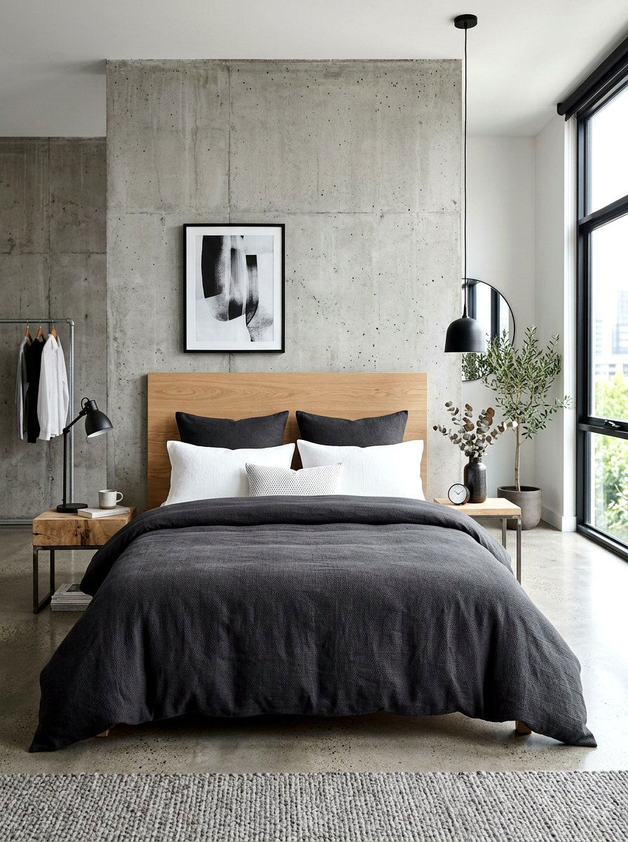 Dark Charcoal Duvet - 30 guest room bedding ideas
