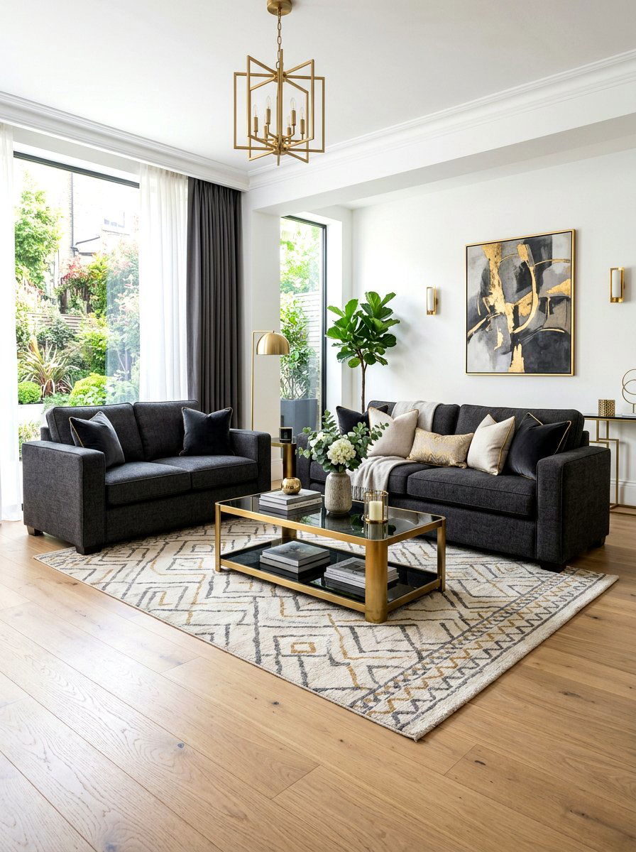 Dark Charcoal Living Room Sofas - 30 twin sofa living room ideas