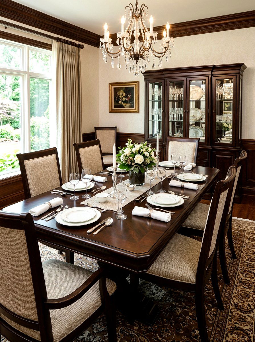 Dark Espresso Dining Table - 30 extendable dining table ideas