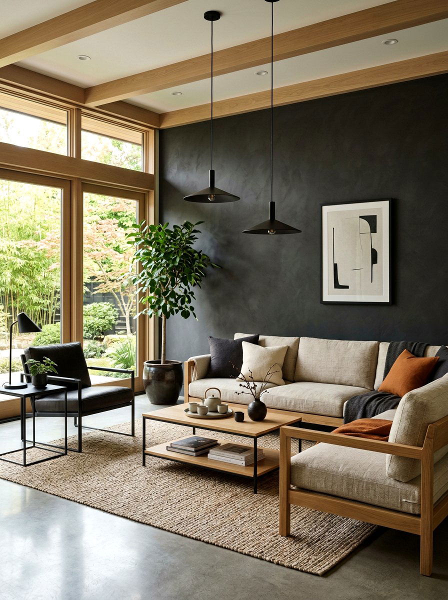 Dark Japandi Decor - 30 Japandi decor ideas