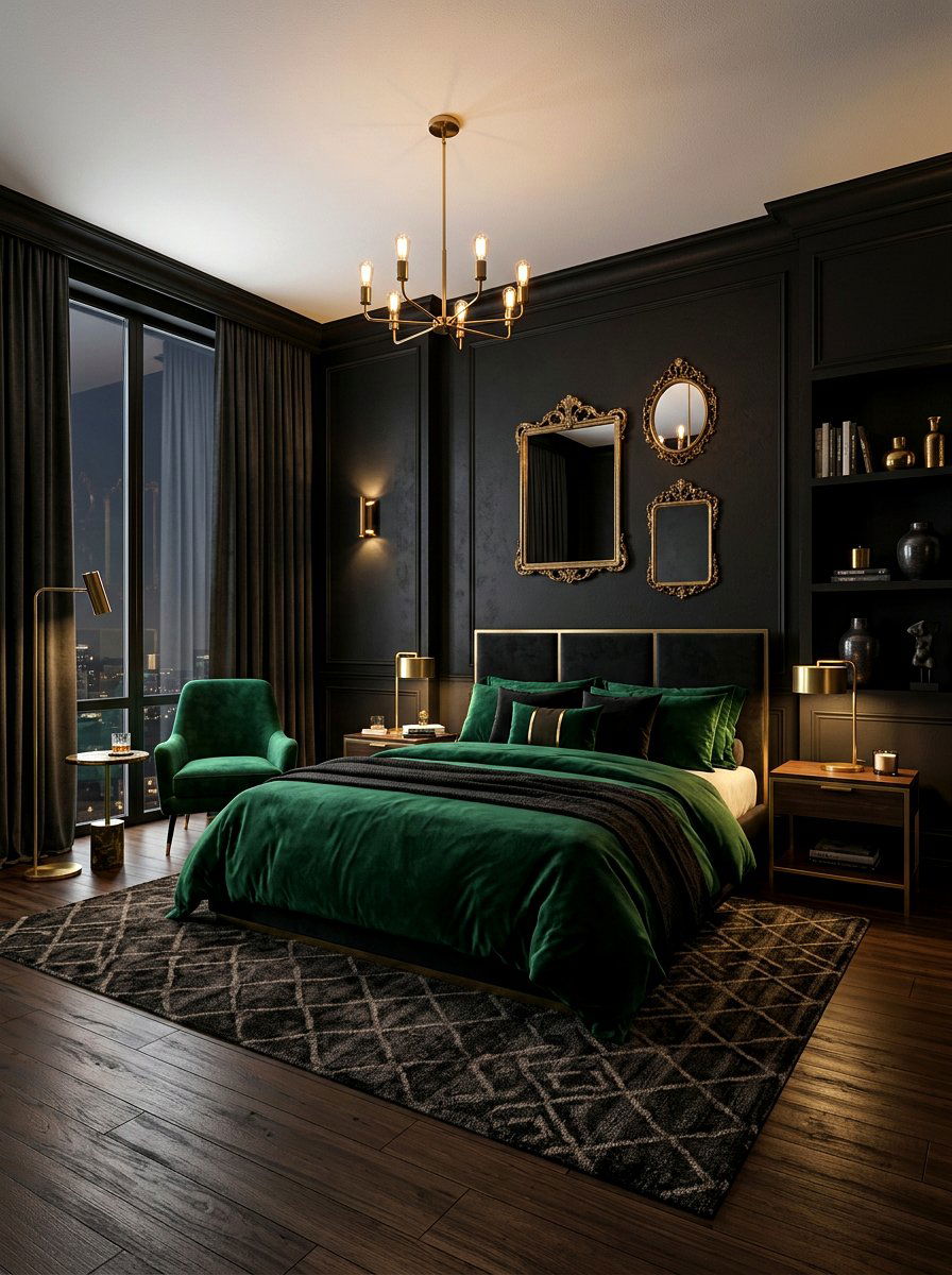 Dark Luxury Bedroom - 30 luxury bedroom ideas