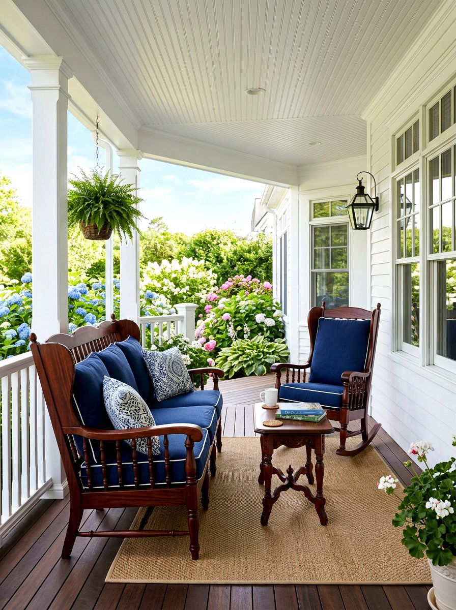 Dark Mahogany Porch Furniture - 30 warm wood patio lounge ideas