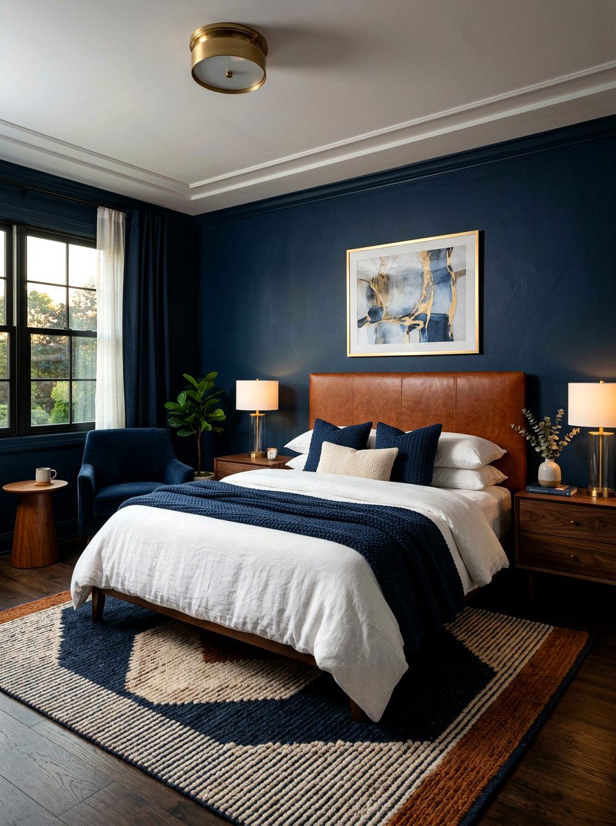 Dark Moody Bedroom - 30 romantic master bedroom ideas