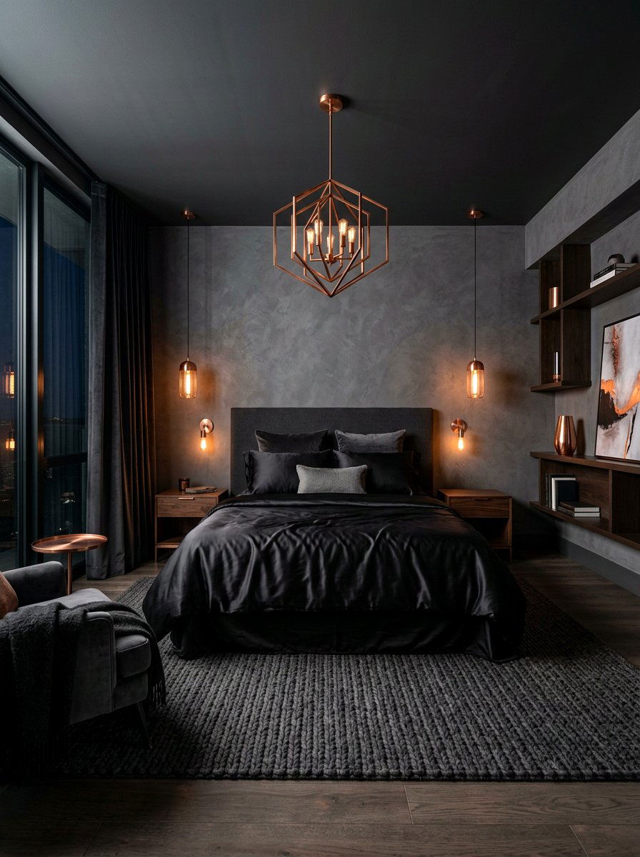 Dark Moody Bedroom - 30 couture bedroom ideas