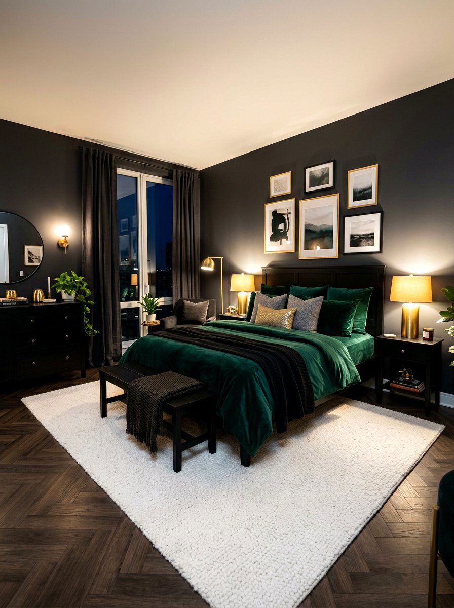 Dark Moody Bedroom - 30 aesthetic bedroom ideas