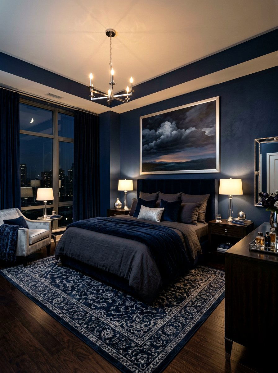 Dark Moody Cloud - 30 cloud inspired bedroom ideas