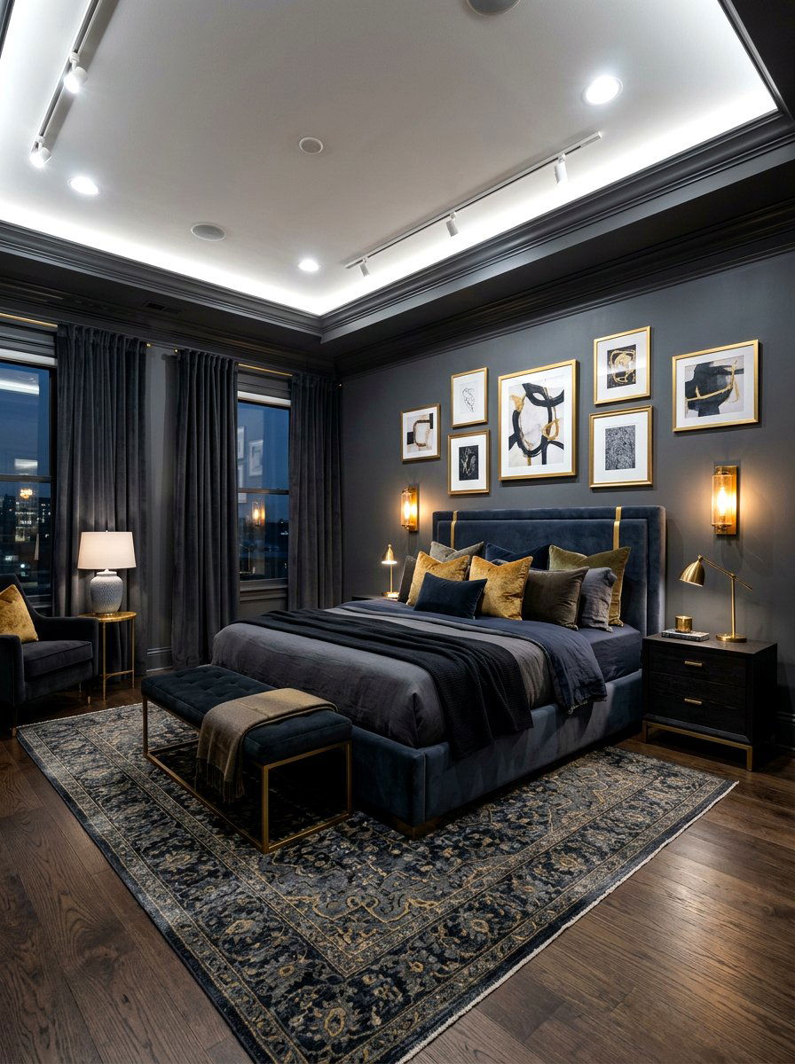 Dark Moody Interior - 30 eclectic home decor ideas