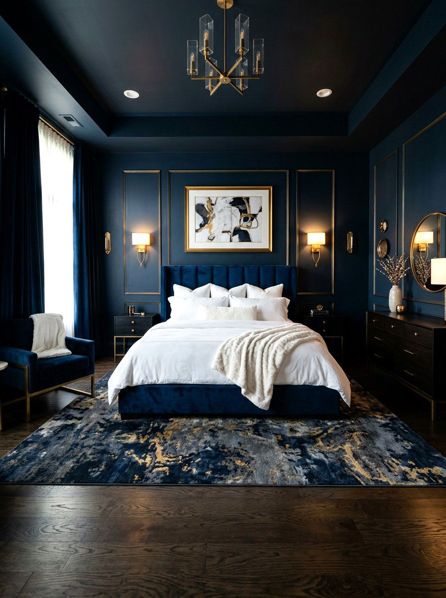 Dark Moody Master Bedroom - 30 master bedroom ideas