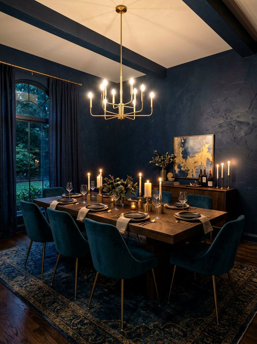 Dark Moody Plaster - 30 plaster wall ideas