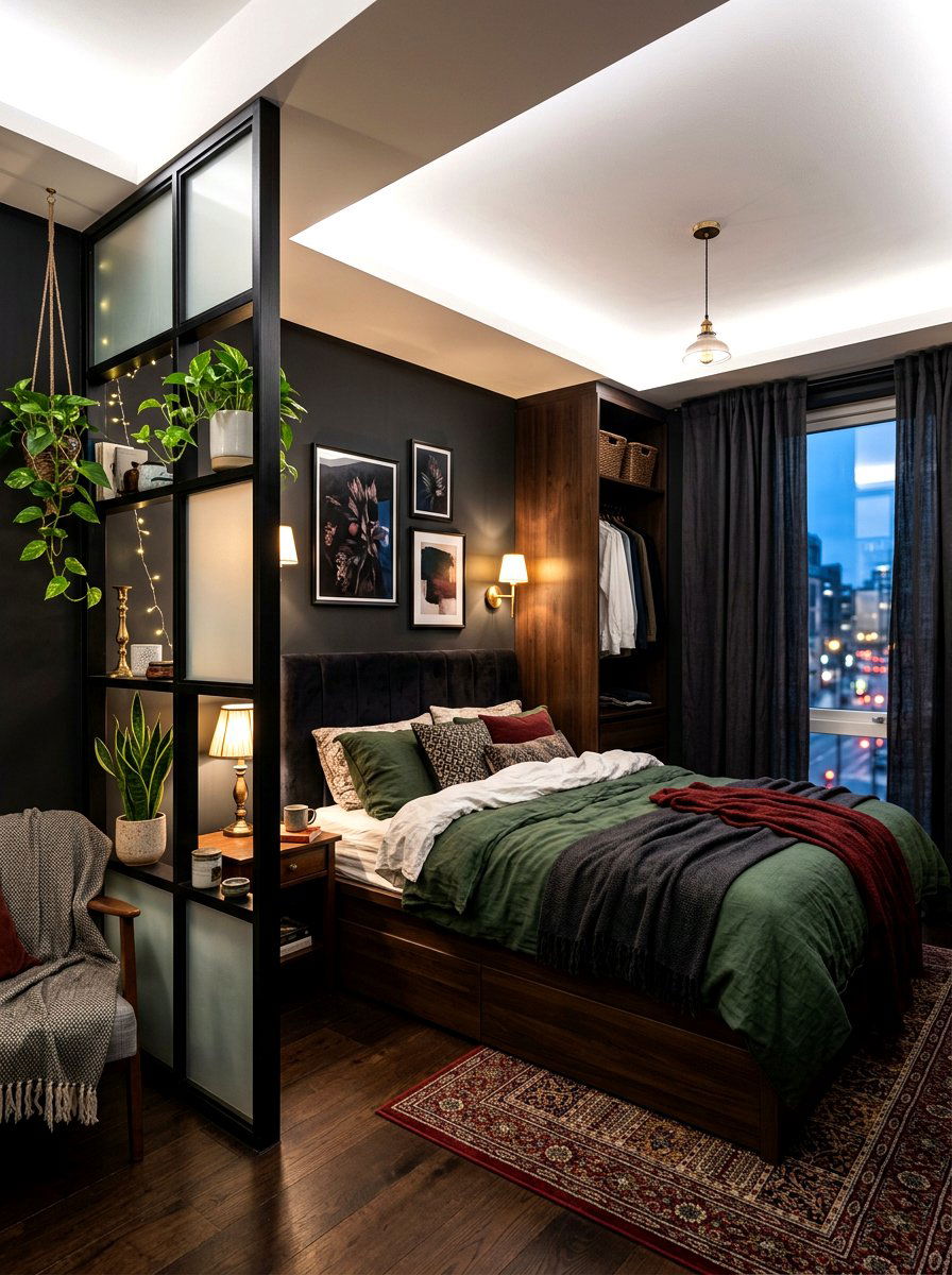Dark Romantic Studio Apartment Bedroom - 30 dark romantic bedroom ideas