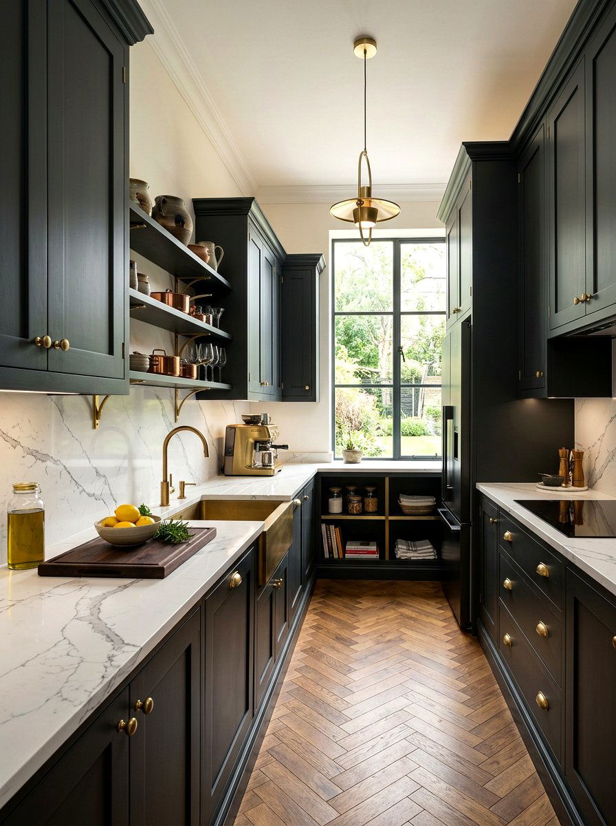 Dark Scullery Cabinets - 30 scullery pantry ideas