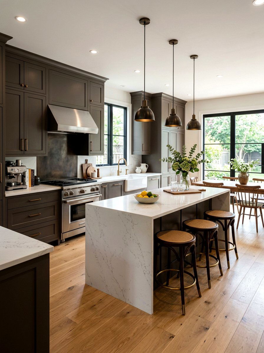 Dark Taupe Kitchen Cabinets - 30 taupe kitchen ideas