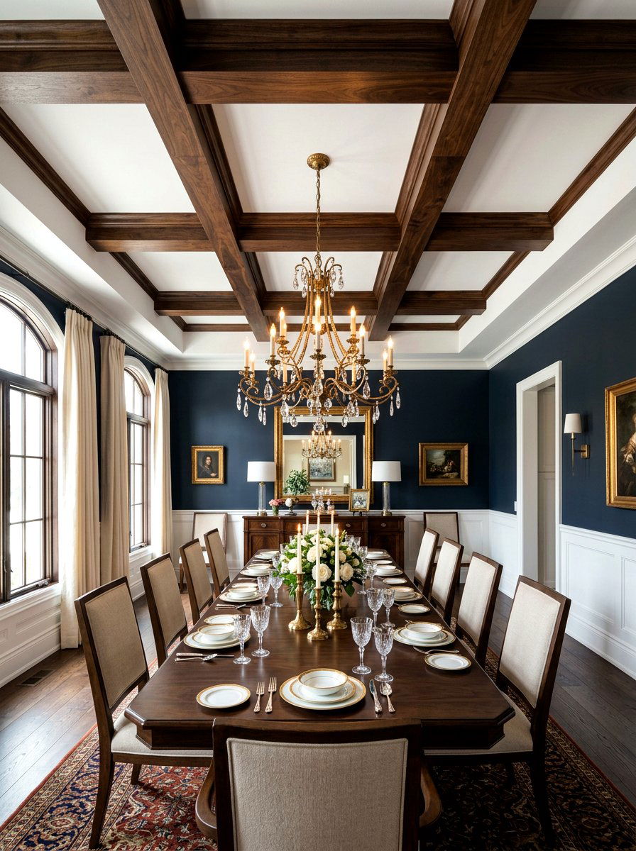 Dark Wood Beam White Ceiling - 30 wood beam ceiling ideas