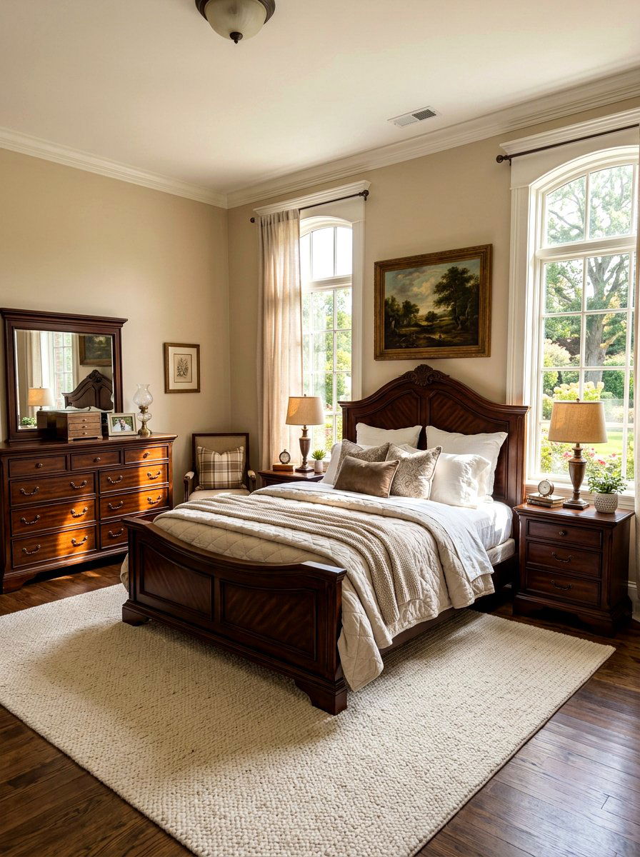 Dark Wood Bedroom Furniture - 30 all brown bedroom ideas