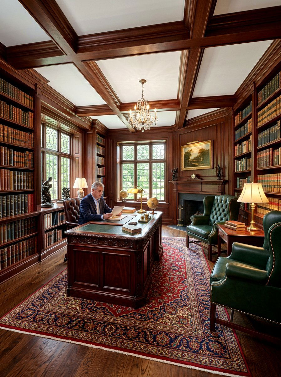 30 Classic Office Library Ideas for a Cozy, Scholarly Retreat