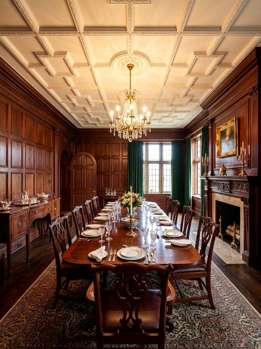 Dark Wood Paneling Dining Room - 30 dark moody dining room ideas