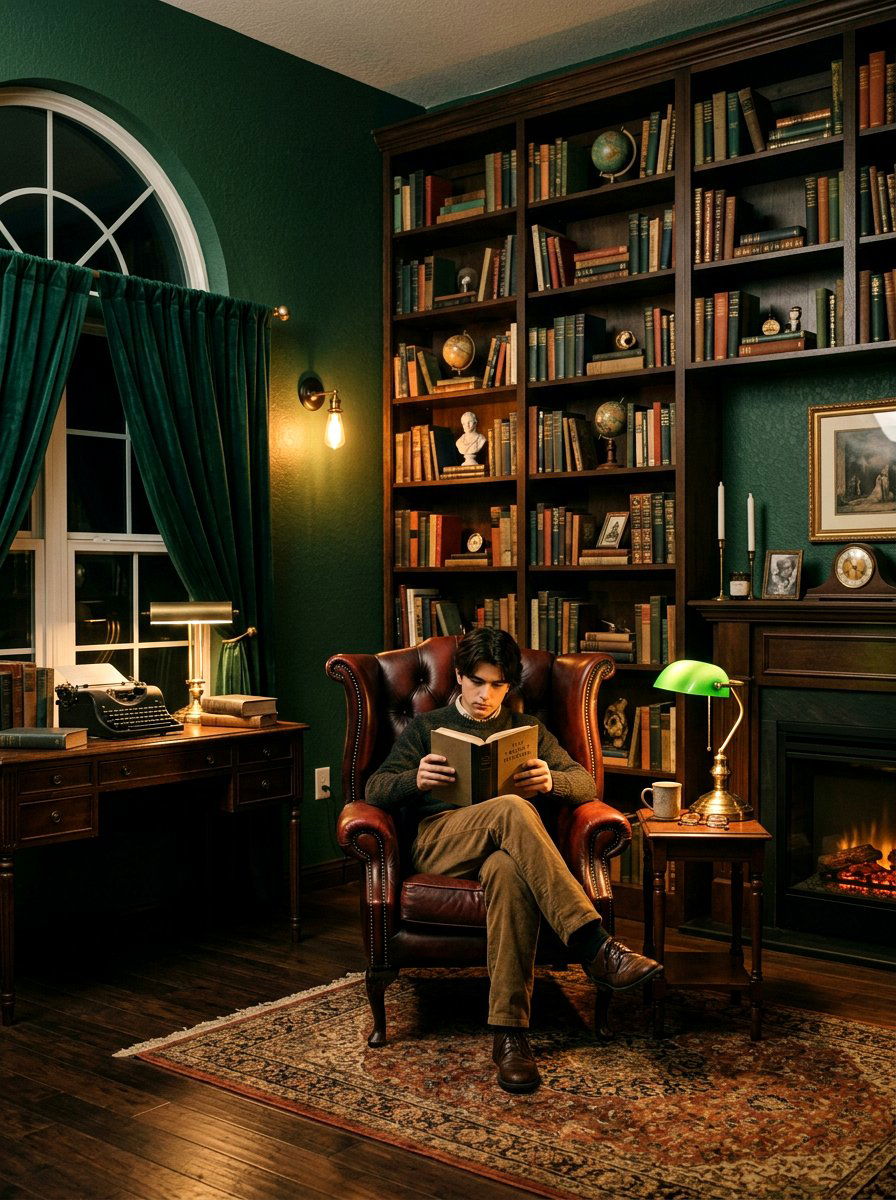 Dark academia aesthetic - 30 teen hangout room ideas