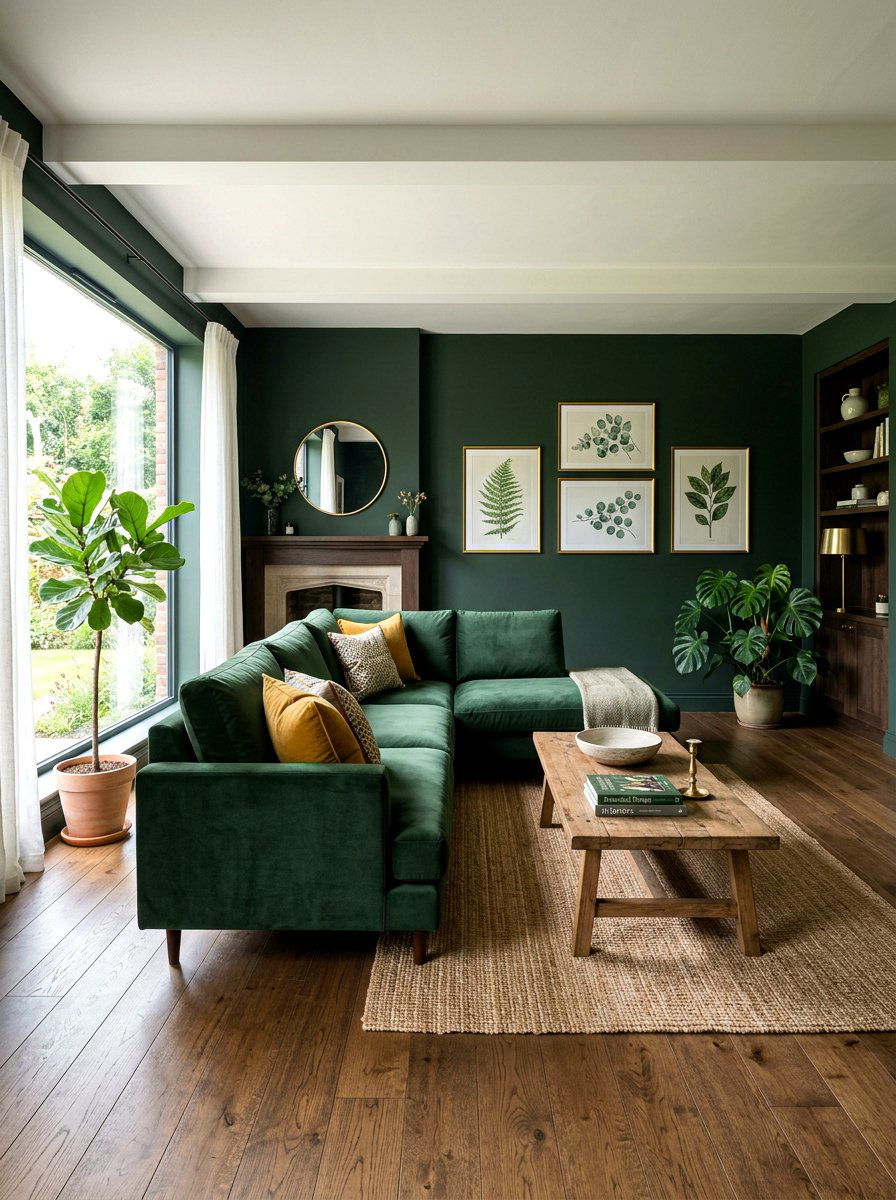 Dark charcoal home office - 30 moody office ideas