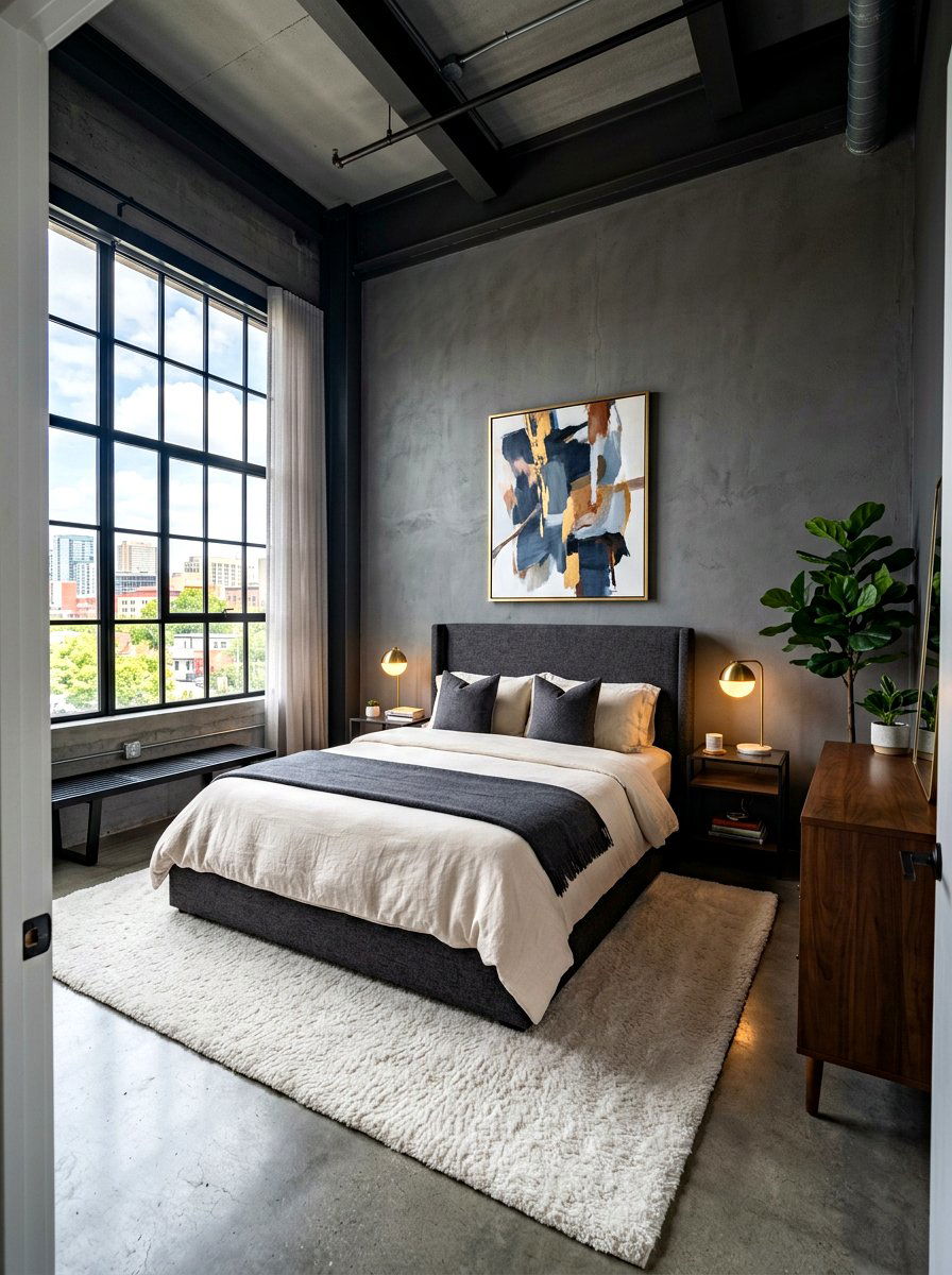 Dark gray bedroom - 30 gray bedroom ideas