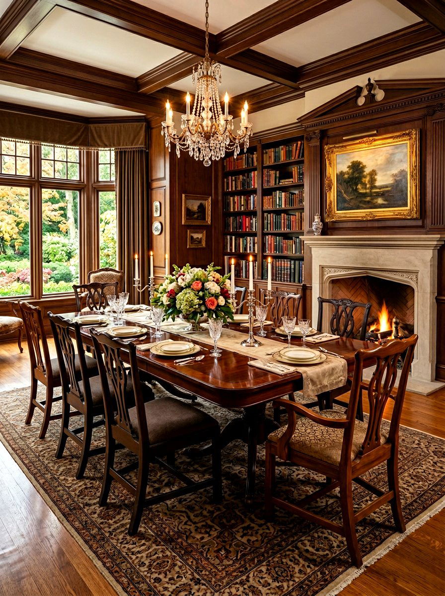 Dark wood dining chairs - 30 mismatched dining chair ideas