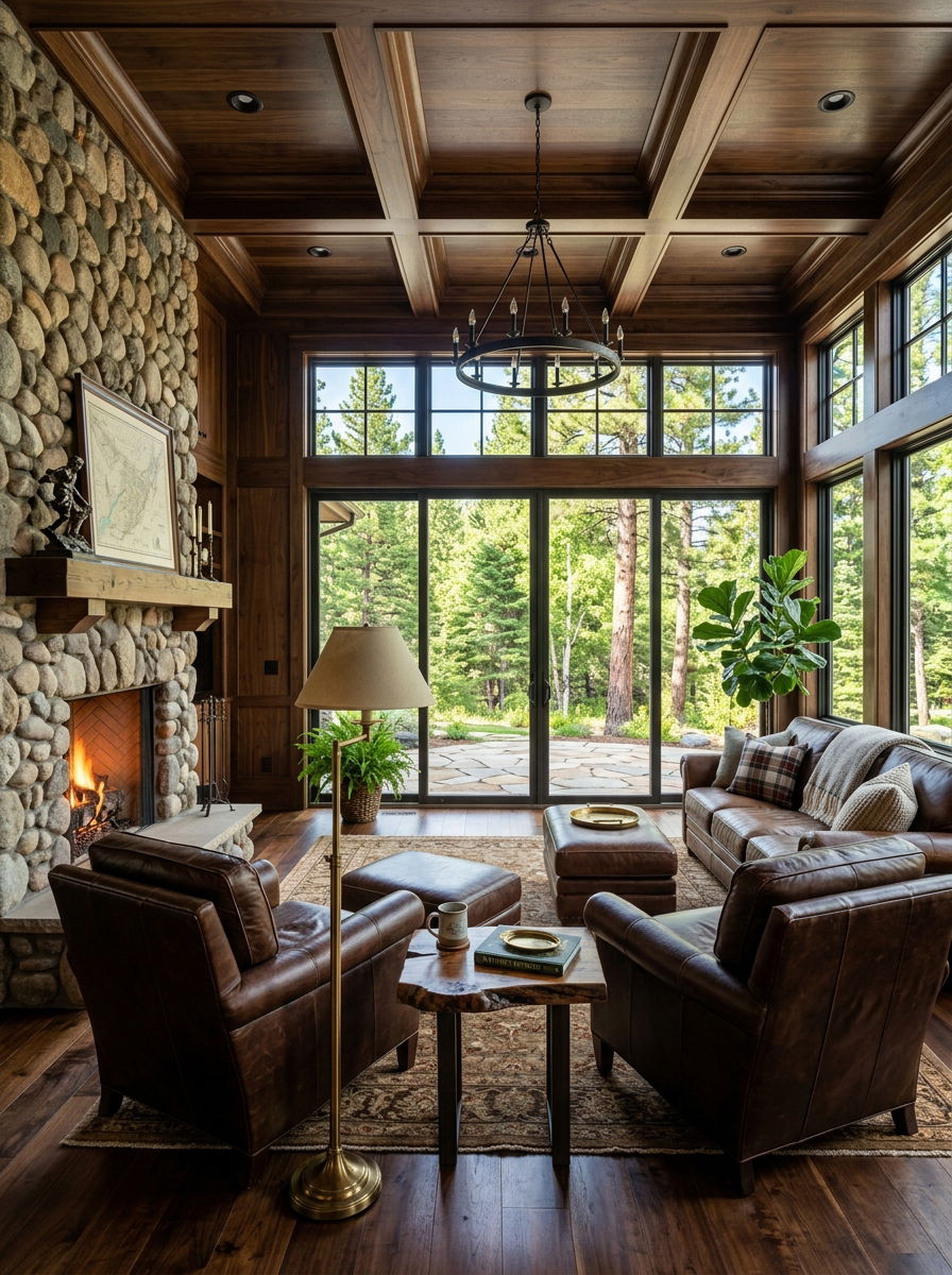 Dark wood sunroom - 30 rustic sunroom ideas