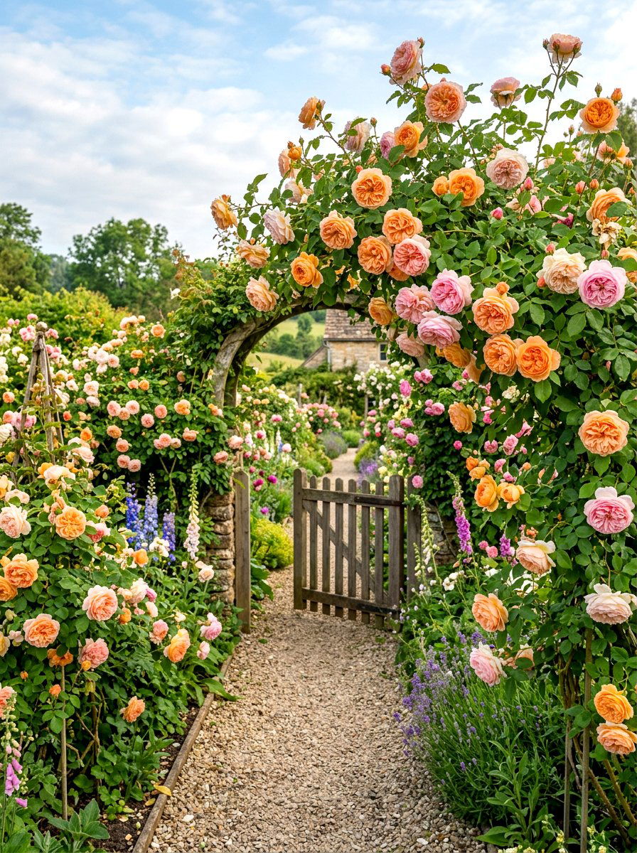 David Austin Rose - 30 rose garden ideas