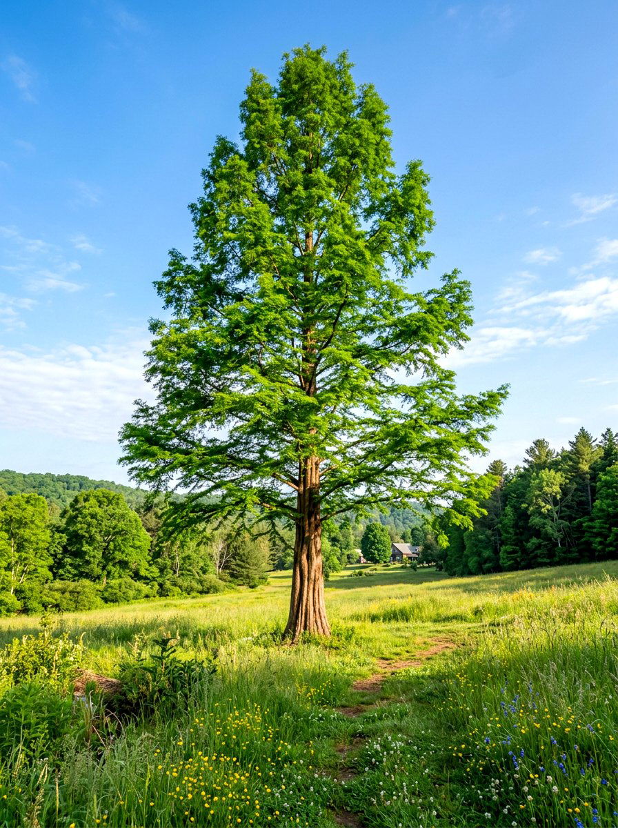 Dawn Redwood Tree - 30 backyard shade tree ideas