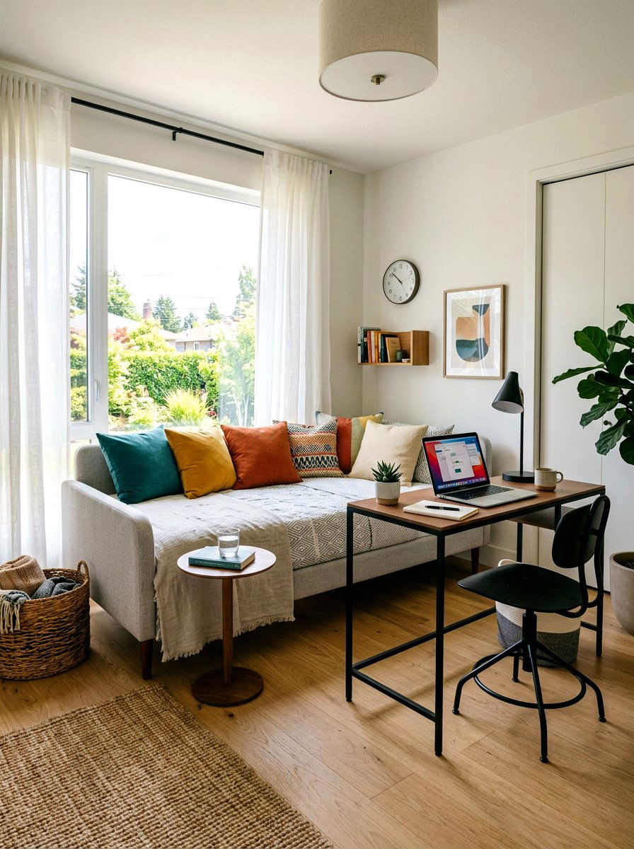 Daybed With Desk Home Office - 30 guest bedroom office combo ideas