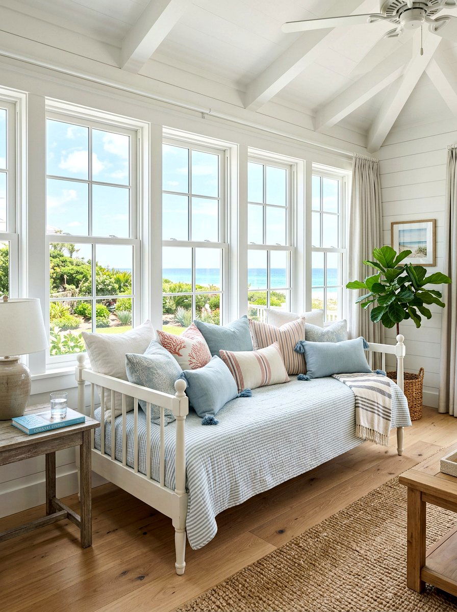 Daybed sunroom furniture - 30 sunroom furniture ideas