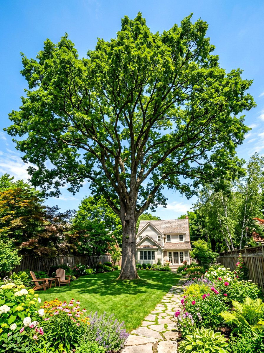 Deciduous shade trees - 30 bird friendly backyard landscaping ideas