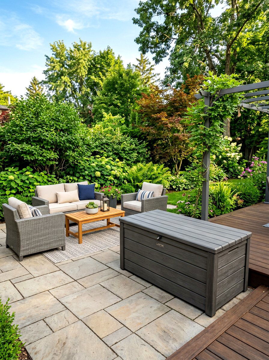 Deck Box - 30 deck storage ideas