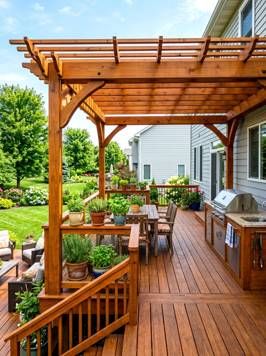 Deck Pergola - 30 outdoor pergola ideas