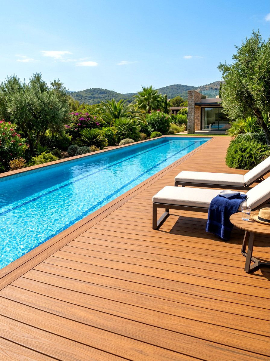 Decking For Lap Pool - 30 lap pool backyard ideas